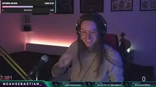 Noah Sebastian 20200918 Melvin's room... 4,000 SUBTEMBER SUB GOAL (EP Throwback listening p - Twitch