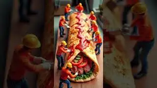 AI Mini Worker Making Healthy Food #ai #making #healthyfood #healthy #food