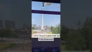 London Cable Car 🇬🇧 O2 Greenwich London ❤️🤌🏻