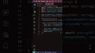 How to encrypt a file using node.js #coding #typescript #nodejs #backend #encryption #encryption
