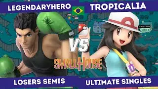 SMALL HOUSE SMASH 19 - LegendaryHero (Little Mac) vs. Tropic&aacute;lia (Pok&eacute;mon Trainer) - SSBU BRASIL