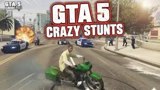 Techno Gamerz Style GTA V Stunts vs Police Chase! 🔥