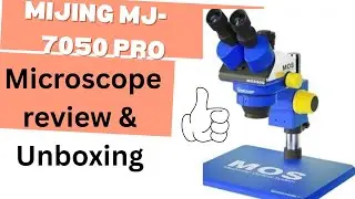 MIJING MJ-7050 Pro Microscope review & Unboxing 🔥 best microscope for mobile repair under 18000/-