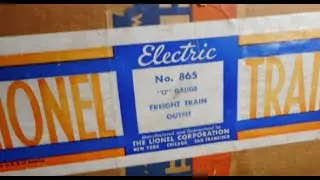 A Classic! Old Lionel Prewar Train Set # 865 Semi Scale O Switcher 203 locomotive 2203 T tender