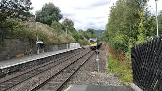 Trans Pennine Express 185 110 at Hebden Bridge: 14/08/2025.