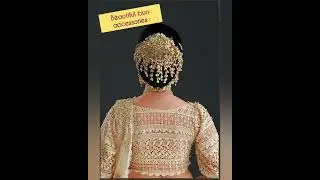 Beautiful Bun Accessories For Wedding 👌👌👌#shorts.