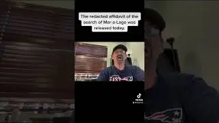 The redacted affidavit of the FBI search of Mar-a-Lago was released today.