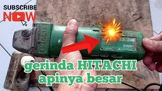 Cara Mengatasi Gerinda Hitachi Kasar Keluar Api @tuluskarya