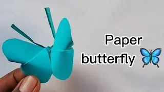 Paper Butterfly 🦋 |Paper Se Butterfly Kaise Banaye #diy #craft #craftideas #kidscrafts 