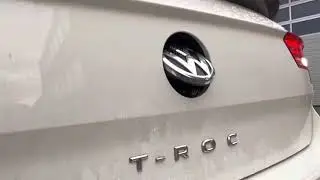 2021 Volkswagen T-Roc Cabrio retrofitted with OEM rearview camera