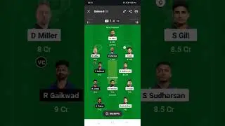 Today's Tata IPL Predicted Team GT VS CSK#Dream11#My11circle#Howzat#Kabutar#IPL2024#CSK#MSD #Viral