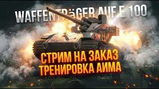 Waffentr&auml;ger auf E 100 - СТРИМ НА ЗАКАЗ - ТРЕНИРОВКА АИМА