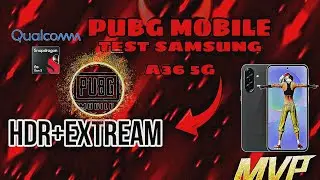 Samsung A36 5G PUBG Mobile HDR Extreme Gameplay | Snapdragon 6s Gen 3 Test 🔥