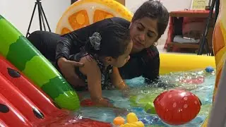 Ghar me swimming pool wali live | LittleGlove #summerhack