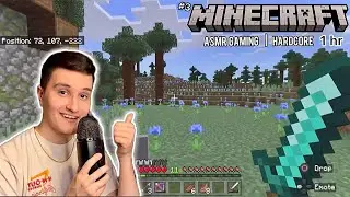 ASMR Gaming | Playing Minecraft  (w/ controller & typing sounds) 1 Hour