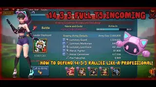 Lords Mobile - HOW TO DEFEND 14 3 3 HEAVY INF MIX RALLIES WITH THE HIGHEST CHANCE OF CAPPING!