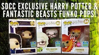 SDCC Exclusive Harry Potter & Fantastic Beasts Funko Pops!