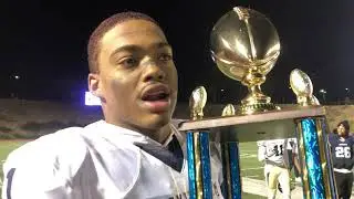 Birmingham wide receiver/athlete Arlis Boardingham discusses 24-14 City title win over San Pedro