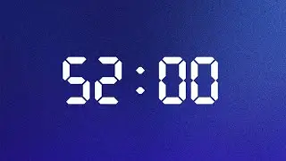 52 Minute Timer to Shift Your Brain Waves to Focus & Stay in Frequency | Deep State Edition | NX 🎵🎵