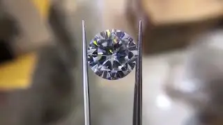 B 100- Real Moissanite Certified Lab Grown Pass Diamond tester pe