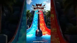 Your Month, Your Water Slide #birthmonth #yourmonthyour #yourmonthyourthing # #yourbirthmonth