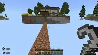 Minecraft Sky Block Land (add ons) part 3 Tree farm
