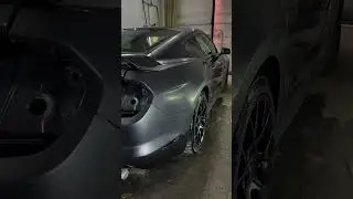 Ремонт заднего крыла и бампера на FORD MUSTANG✅
