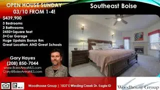Home for Sale in Southeast Boise Idaho 83716 with 3 Car Garage