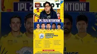 CSK Retention list IPL 2026 💛 | CSK release player | #CSK #Cricket #msdhoni #iplauction #ipl2026