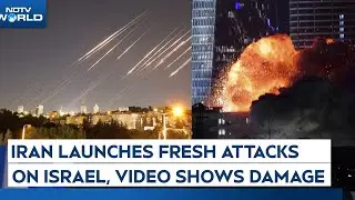 Iran Attacks Israel | Aftermath Of Iranian Rocket Strike In Haifa, Israel
