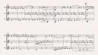 Carol of the Bells - Pentatonix style - Horn Trio