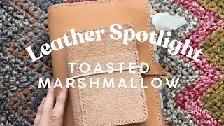 Leather Chit Chat...Toasted Marshmallow #leatherjournal #journalcommunity