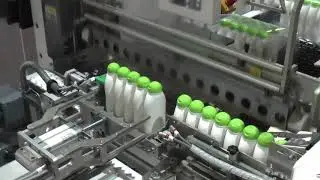 Video of Automatic Sleeve Wrapper Wrapping Plastic Bottles by ME Shrinkwrap