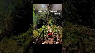 Hiking Stairway to Heaven aka Haiku Stairs - Oahu Hawaii #oahulife #hikehawaii