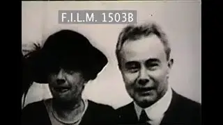 Josef Hofmann : Silent Film Footage c. 1922 with his wife and family.