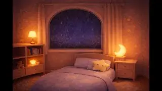 2 Hours Gentle Rain Sounds for Kids  Peaceful Bedtime Wind Down