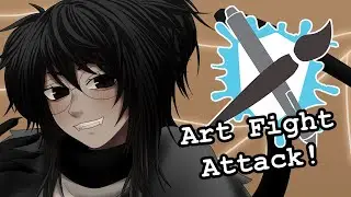 Art Fight 2025 Attack Speedpaint - Spiderweb (CW: Spider Character!)