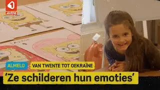 Schilderles voor Oekra&iuml;ense kinderen in Almelose Huize Alexandra