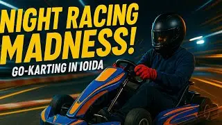 INSANE Night Go-Karting in Noida! | Full Track Experience & Epic Races