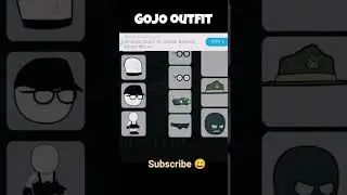 Gojo Outfit #minimilitia #progameplay #gaming