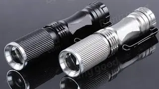 Unboxing Meco XPE-Q5 600 Lumen 7W Zoomable LED Flashlight For 1xAA 1.2V