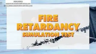 Stone Coated Metal Roofing Tiles - Fire, Water & Impact Test | Sagar Enterprise India