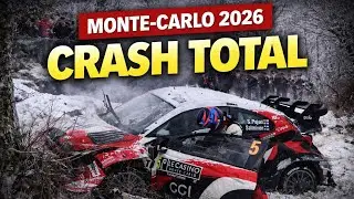 😱 Rallye Monte-Carlo 2026 : neige, crashes et attaques folles🚨🇮🇹🇫🇷