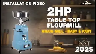Jaisinghani Group 2 HP Table Top Stone Flour Mill Machine | Make Fresh Atta at Home in 2025