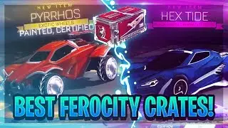 BEST FEROCITY CRATE OPENINGS ON ROCKET LEAGUE!
