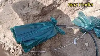# internet#opticalfibre underground cut