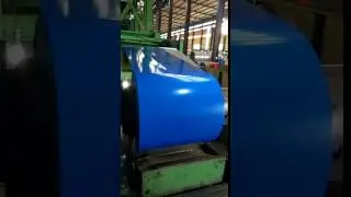 Prepainted steel coils blue
