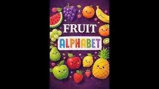 ALPHABETS OF FRUITS | FRUITS| ALPHABETS| EASY LEARNING