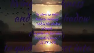 Luke 1:79--Bible Verse of the Day (5/2/24) #shorts  #scripturefortoday #bible #bibleverse