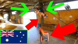 BACKFLIP OVER 5 CHAIRS! (13 years old)